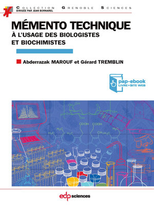 cover image of Mémento technique à l'usage des biologistes et biochimistes
